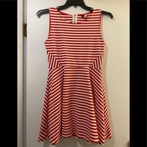 Divided H&M striped dress medium